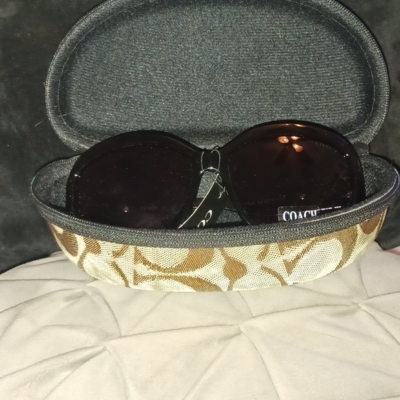 COACH Thompson Black/silver Sunglasses - Picture 3 of 3